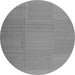 Square Abstract Gray Contemporary Rug, con1702gry