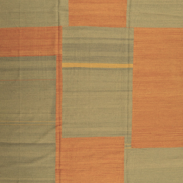 Machine Washable Abstract Brown Contemporary Rug, wshcon1702brn