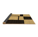 Sideview of Abstract Brown Contemporary Rug, con1703brn