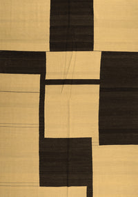 Abstract Brown Contemporary Rug, con1703brn