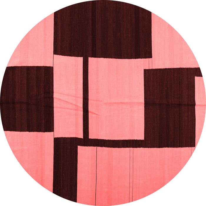 Abstract Red Contemporary Rug, con1703red