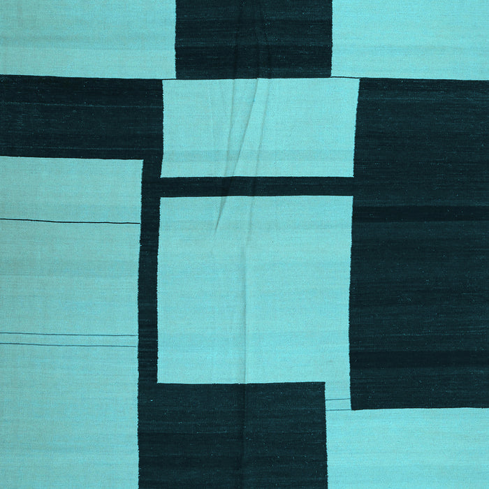 Machine Washable Abstract Light Blue Contemporary Rug, wshcon1703lblu