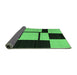 Sideview of Abstract Emerald Green Contemporary Rug, con1703emgrn