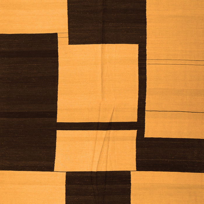 Serging Thickness of Machine Washable Abstract Orange Contemporary Area Rugs, wshcon1703org
