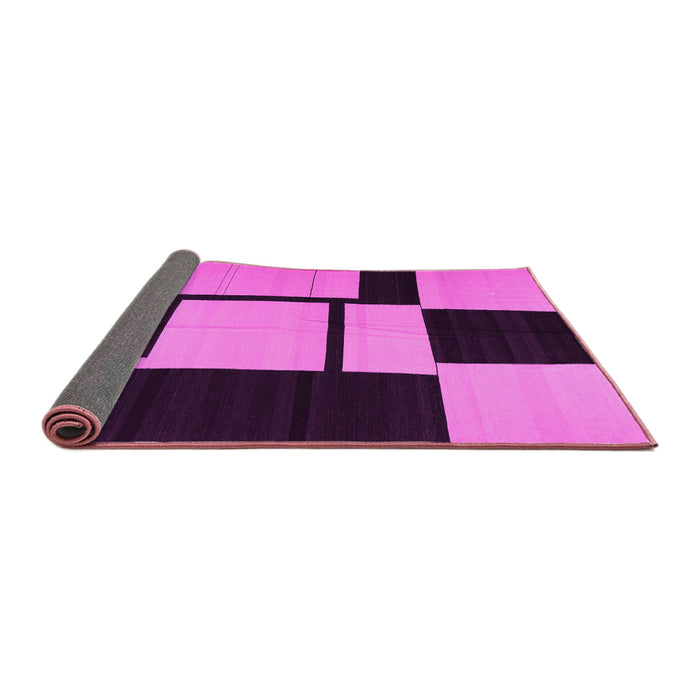 Sideview of Abstract Pink Contemporary Rug, con1703pnk