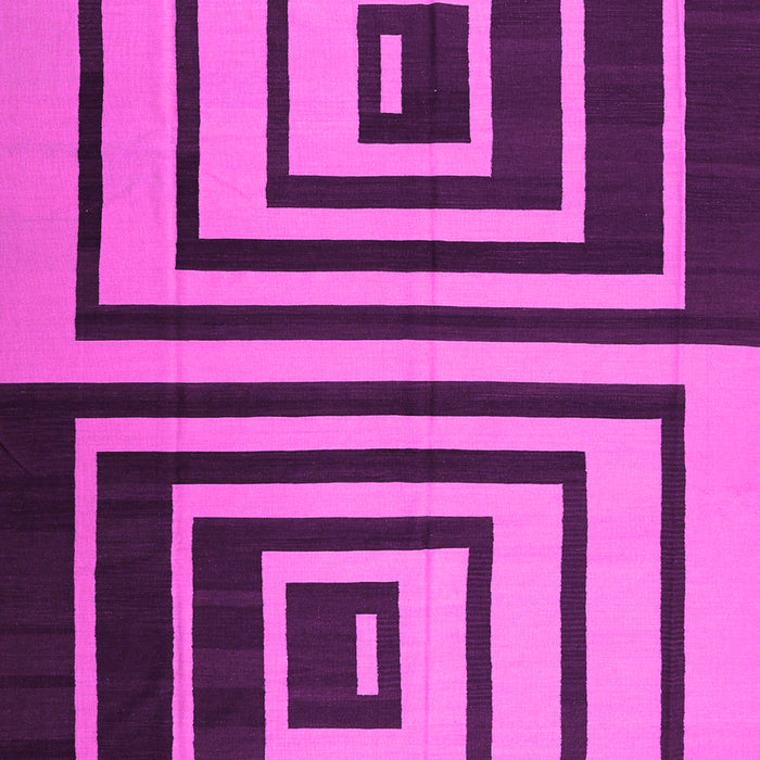 Machine Washable Abstract Pink Contemporary Rug, wshcon1704pnk