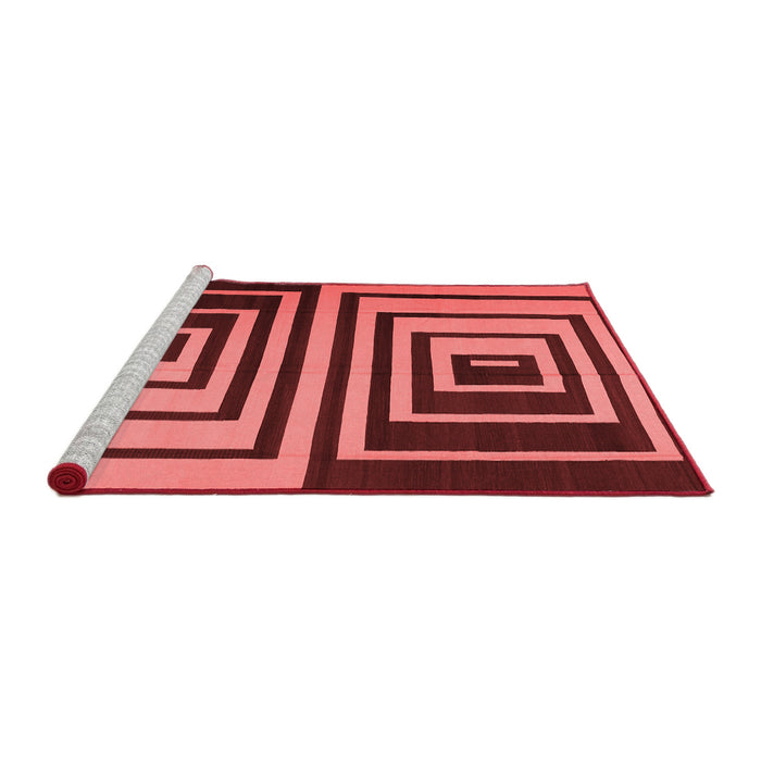 Contemporary Red Washable Rugs
