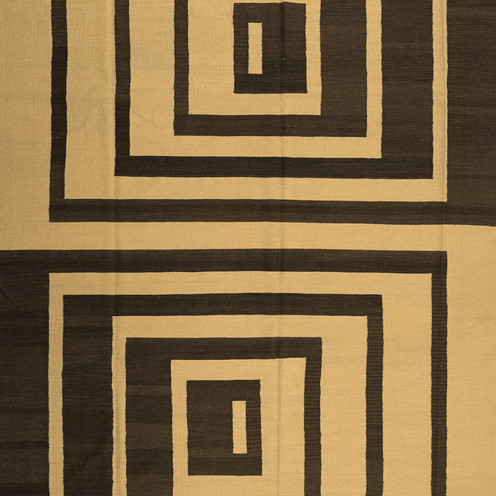 Abstract Brown Contemporary Rug, con1704brn