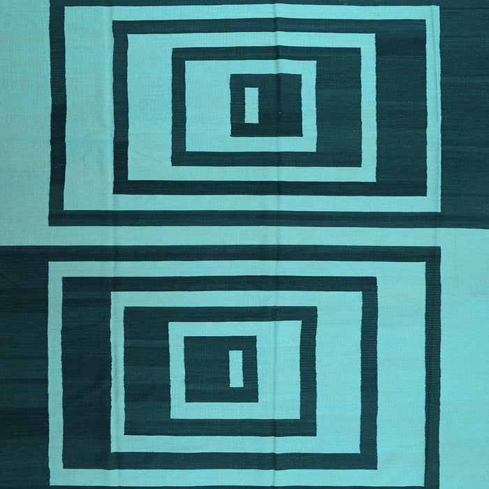 Square Machine Washable Abstract Light Blue Contemporary Rug, wshcon1704lblu