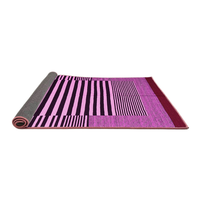 Sideview of Abstract Pink Contemporary Rug, con1705pnk