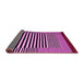 Sideview of Abstract Pink Contemporary Rug, con1705pnk