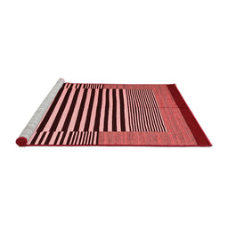 Contemporary Red Washable Rugs