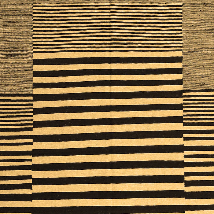 Machine Washable Abstract Brown Contemporary Rug, wshcon1705brn