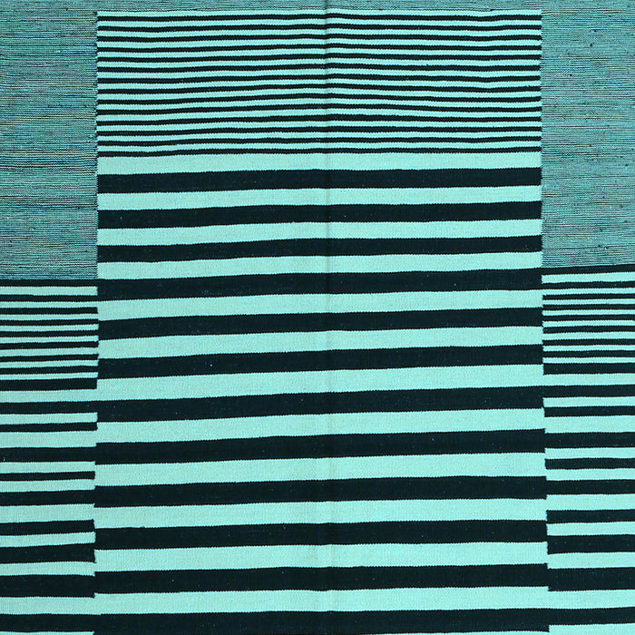 Abstract Light Blue Contemporary Rug, con1705lblu