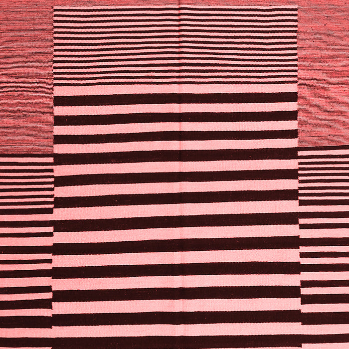 Machine Washable Abstract Red Contemporary Rug, wshcon1705red