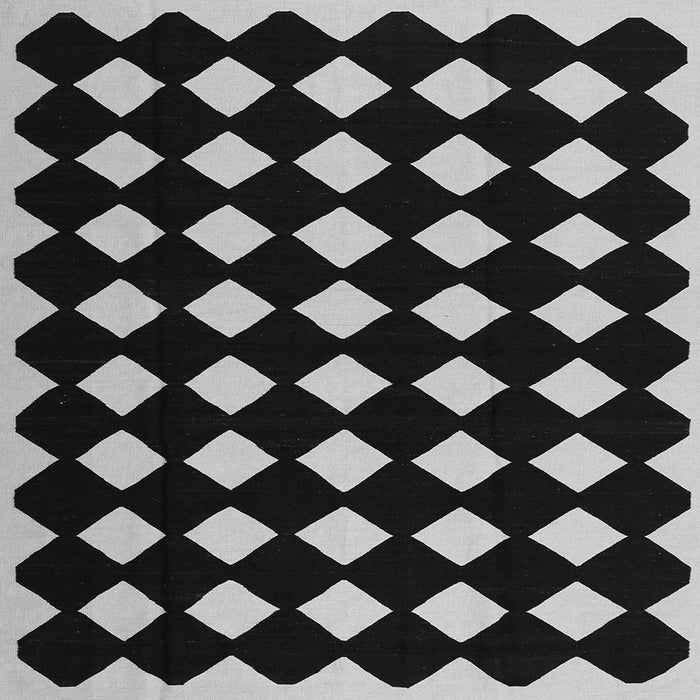 Round Machine Washable Abstract Gray Contemporary Rug, wshcon1706gry