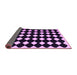 Sideview of Abstract Purple Contemporary Rug, con1706pur