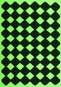 Abstract Green Contemporary Rug, con1706grn