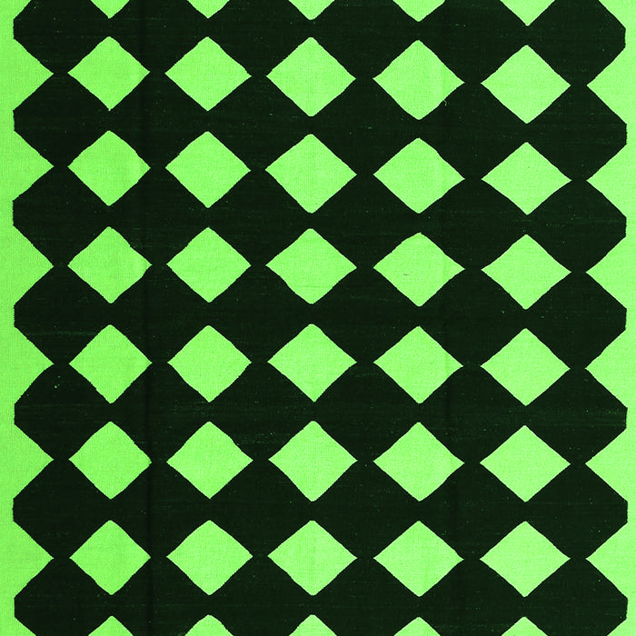 Abstract Green Contemporary Rug, con1706grn