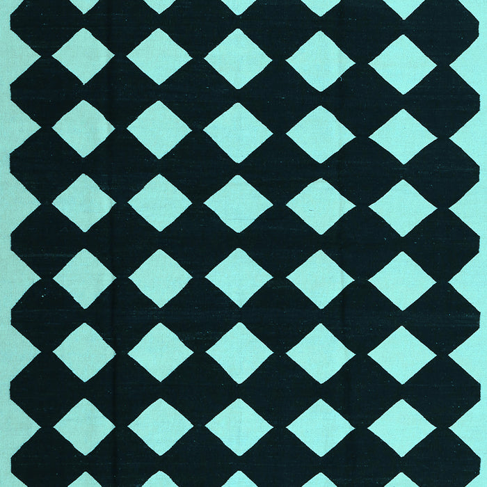 Abstract Light Blue Contemporary Rug, con1706lblu