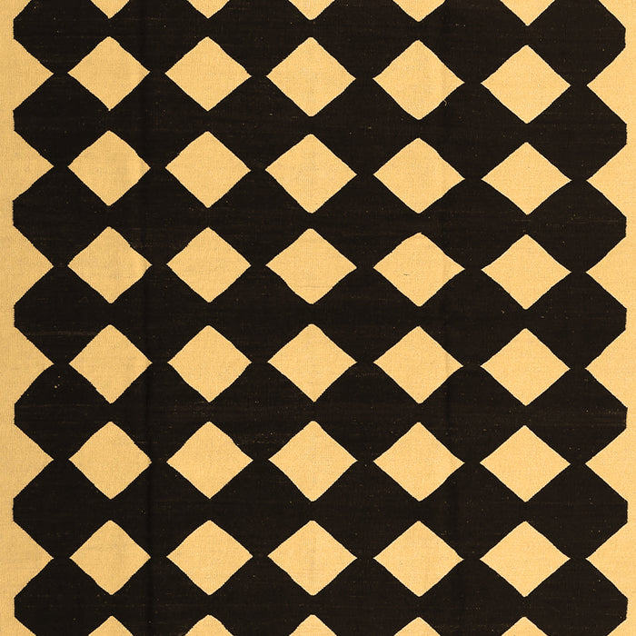 Abstract Brown Contemporary Rug, con1706brn