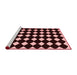 Contemporary Red Washable Rugs