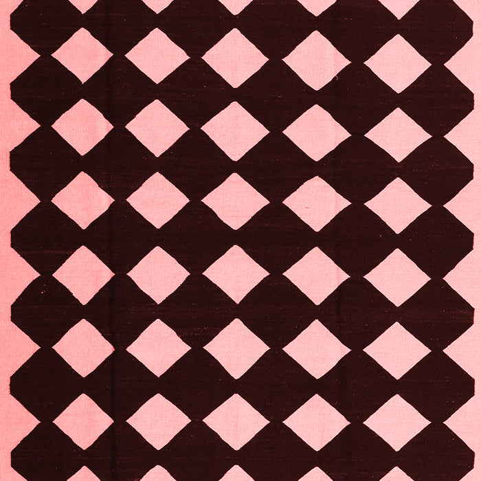 Abstract Red Contemporary Area Rugs