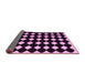 Sideview of Abstract Pink Contemporary Rug, con1706pnk