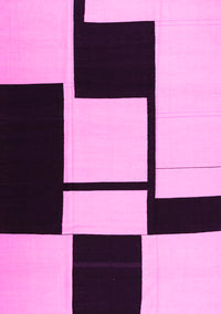 Abstract Pink Contemporary Rug, con1707pnk