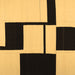 Square Abstract Brown Contemporary Rug, con1707brn