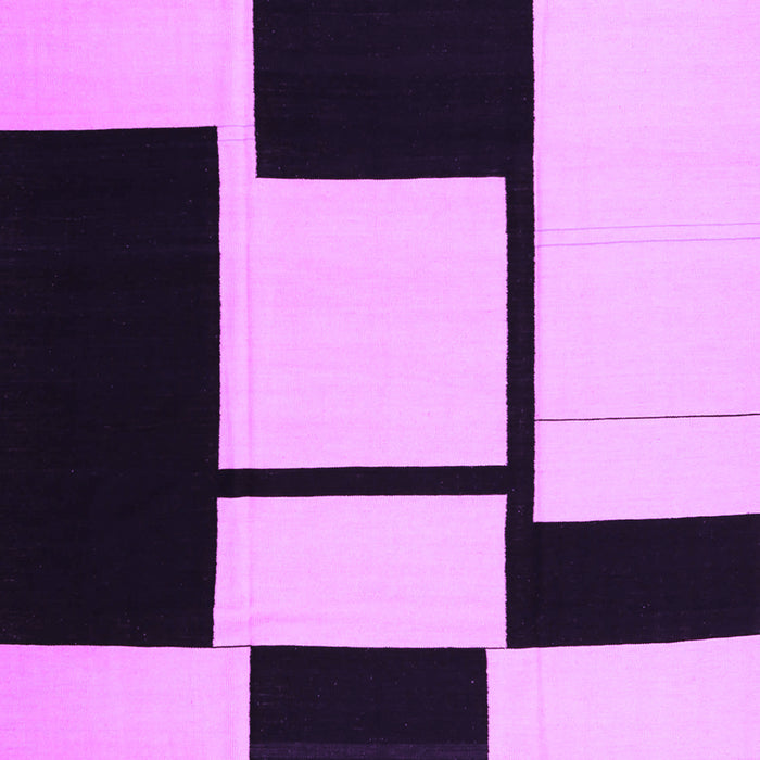 Machine Washable Abstract Purple Contemporary Area Rugs, wshcon1707pur