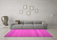 Machine Washable Abstract Pink Contemporary Rug, wshcon1708pnk