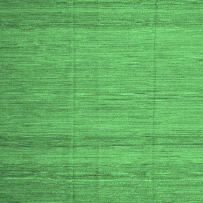 Square Abstract Emerald Green Contemporary Rug, con1708emgrn