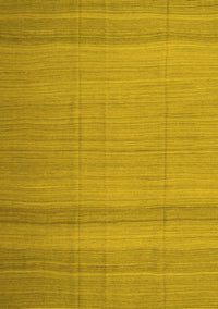 Abstract Yellow Contemporary Rug, con1708yw