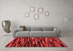 Contemporary Red Washable Rugs