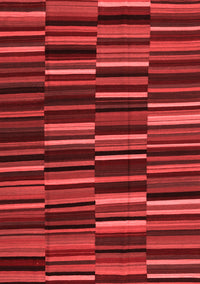 Abstract Red Contemporary Rug, con1709red