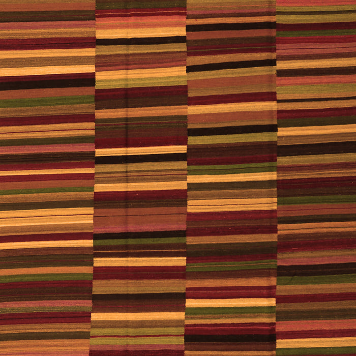 Serging Thickness of Machine Washable Abstract Orange Contemporary Area Rugs, wshcon1709org