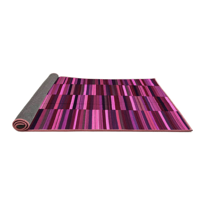 Sideview of Abstract Pink Contemporary Rug, con1709pnk