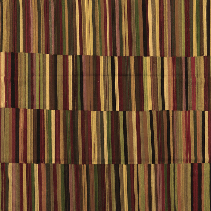 Square Machine Washable Abstract Brown Contemporary Rug, wshcon1709brn