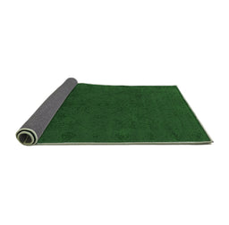 Sideview of Abstract Emerald Green Contemporary Rug, con170emgrn