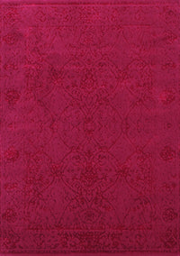 Abstract Pink Contemporary Rug, con170pnk