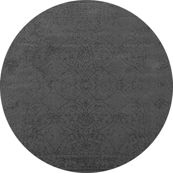 Machine Washable Abstract Gray Contemporary Rug, wshcon170gry