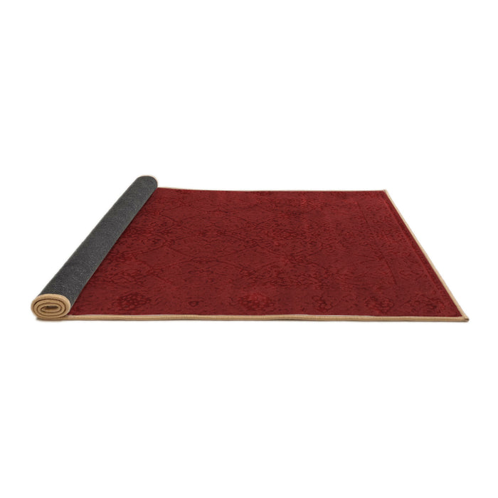 Sideview of Abstract Brown Contemporary Rug, con170brn