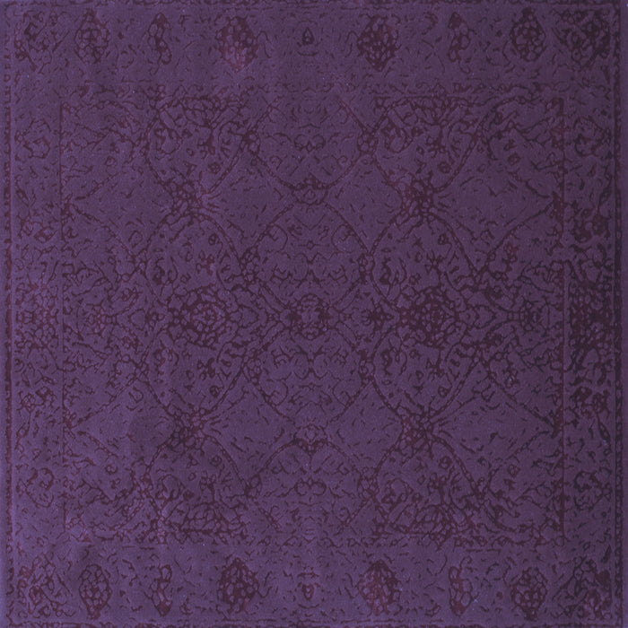 Square Machine Washable Abstract Blue Contemporary Rug, wshcon170blu