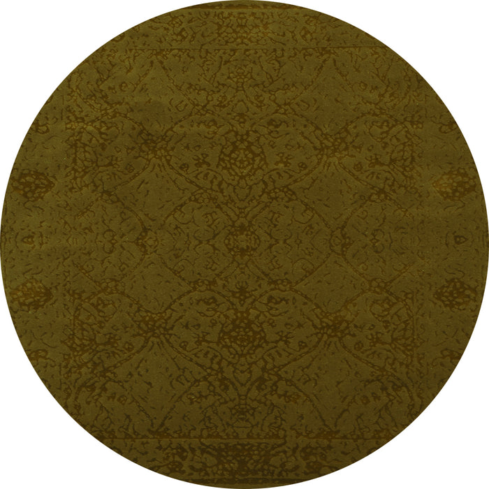 Machine Washable Abstract Green Contemporary Area Rugs, wshcon170grn