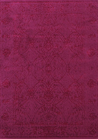 Abstract Purple Contemporary Rug, con170pur