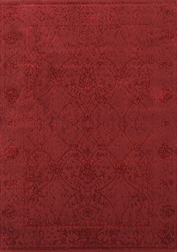 Abstract Brown Contemporary Rug, con170brn
