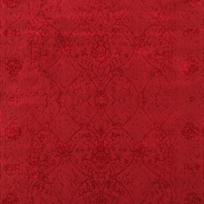 Abstract Red Contemporary Area Rugs