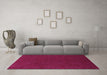 Machine Washable Abstract Purple Contemporary Area Rugs in a Living Room, wshcon170pur