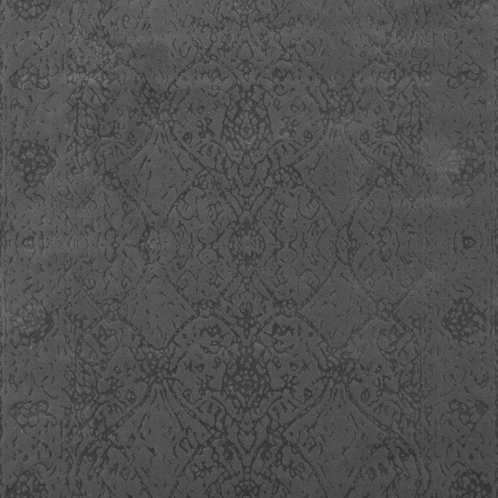 Serging Thickness of Machine Washable Abstract Gray Contemporary Rug, wshcon170gry
